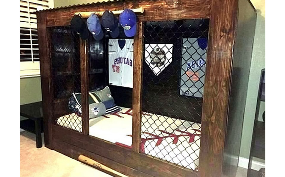 Ejemplos de recámaras con decoración de beisbol: fotos - Séptima Entrada