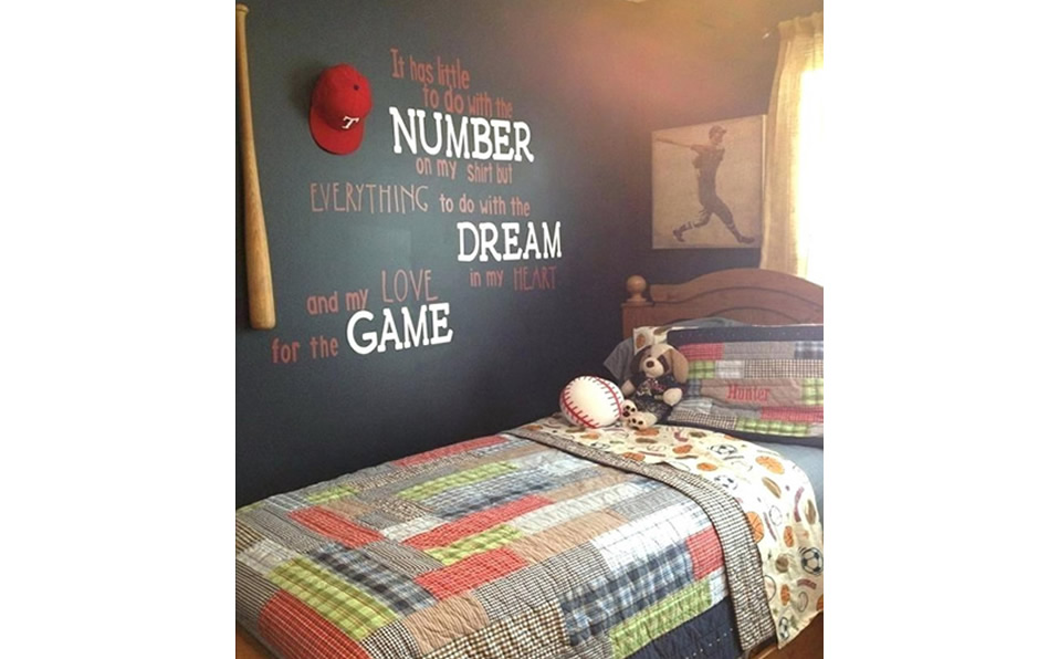 Ejemplos de recámaras con decoración de beisbol: fotos - Séptima Entrada