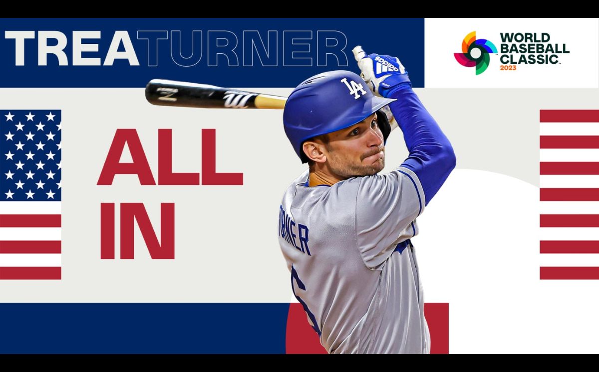 Trea Turner jugará con EU en el Clásico Mundial de Béisbol 2023