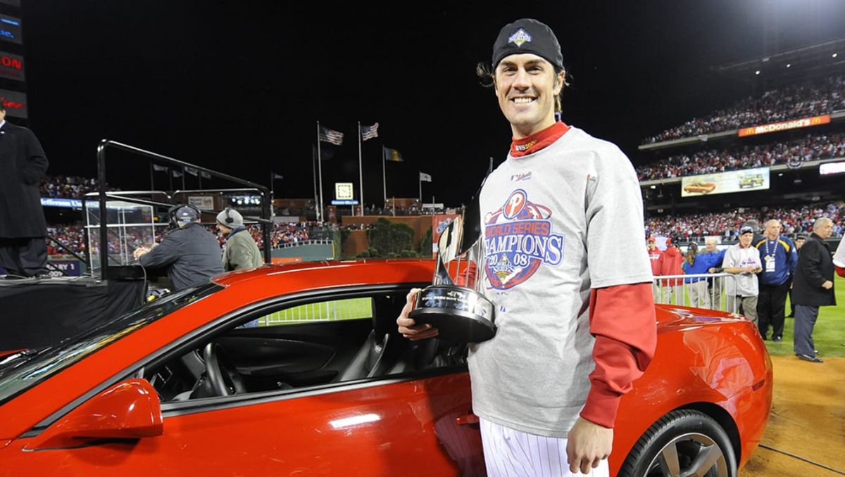 Cole Hamels, MVP de la Serie Mundial 2008, anuncia su retiro Séptima