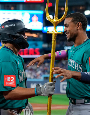 Mariners venció a Blue Jays por 2.° juego en fila durante la SCLA. (MLB.com)