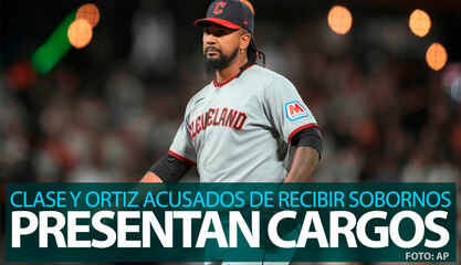 Emmanuel Clase y Luis Ortiz, pitchers de MLB, acusados de recibir sobornos por apuestas