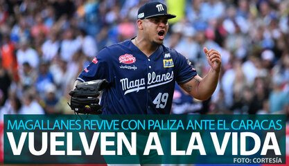 Magallanes revive en la LVBP cortando buena racha del Caracas en el Monumental