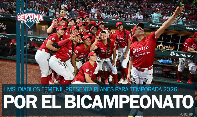 Diablos Rojos Femenil tras el bicampeonato de la LMS