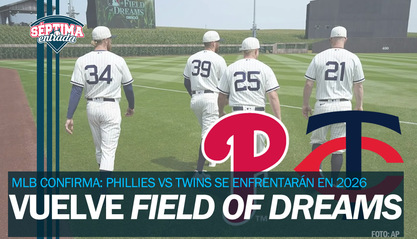 Regresa el 'Field of Dreams' en 2026: Phillies vs Twins