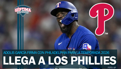 Adolis García firma con los Philadelphia Phillies