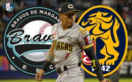 Leones del Caracas vs. Bravos de Margarita EN VIVO | juego HOY 15Dic LVBP2025. (Séptima Entrada)