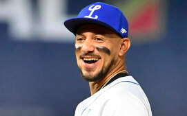 Cristhian Adames fue el primer pick del Draft de Reingreso para el Round Robin LIDOM 2026. (Especial)