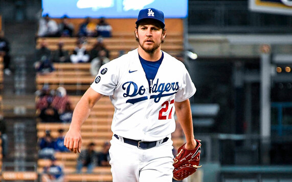 Trevor Bauer podría aterrizar por primera vez en LIDOM. (X: Dodgers)