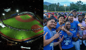 Julio Rodríguez inaugura complejo de beisbol en Dominicana
