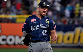 Magallanes venció 3-1 a Caribes en el Juego 2 de la Gran Final LVBP 2026. (IG: Magallanesbbc)