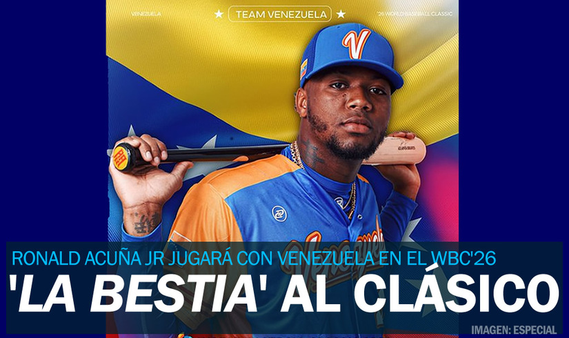 Ronald Acuña Jr jugará con Venezuela en el Clásico Mundial