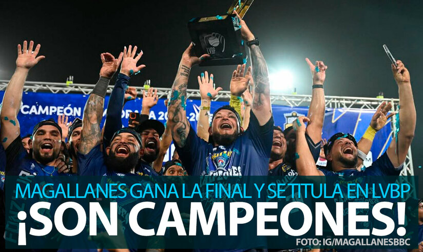 ¡Magallanes es campeón de la LVBP! La Nave Turca sentenció a Caribes en el Juego 6