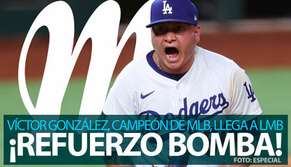 Víctor González llega a Diablos Rojos del México como refuerzo estelar para la LMB 2026