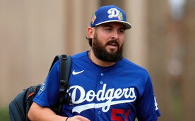 Alex Vesia volvió con Los Angeles Dodgers tras perderse la pasada Serie Mundial en MLB. (AP)