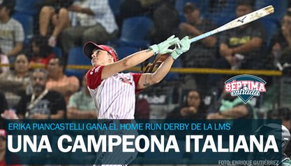 Erika Piancastelli (El Águila), campeona del Home Run Derby de LMS