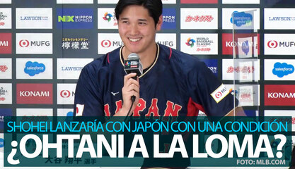 Shohei Ohtani lanzaría en el Clásico Mundial 2026 bajo UNA sola condición