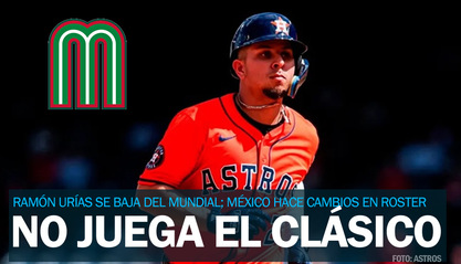 Ramón Urías es baja de México para el Clásico Mundial 2026