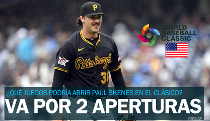 CLÁSICO MUNDIAL: Paul Skenes se apunta para abrir 2 juegos con US