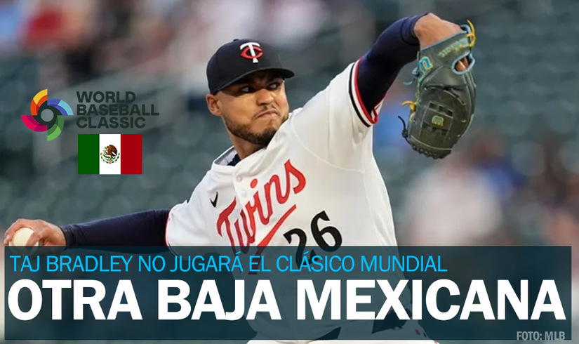 México pierde a otro abridor para el Clásico Mundial de Béisbol 2026