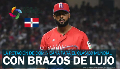 Los pitchers abridores de Dominicana para el Clásico Mundial 2026