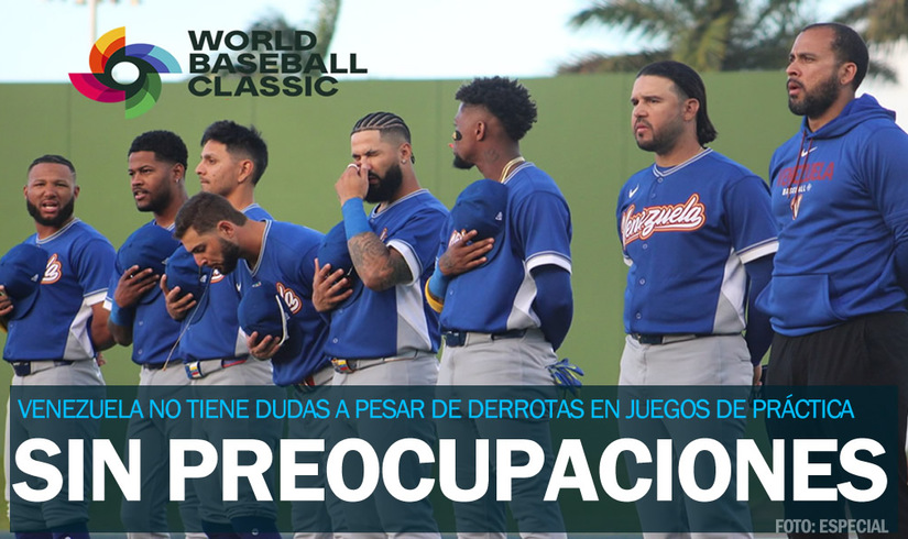 Selección de Venezuela sin preocupaciones tras derrotas previas al WBC