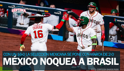 México noquea a Brasil y se pone con marca de 2-0 en Clásico Mundial