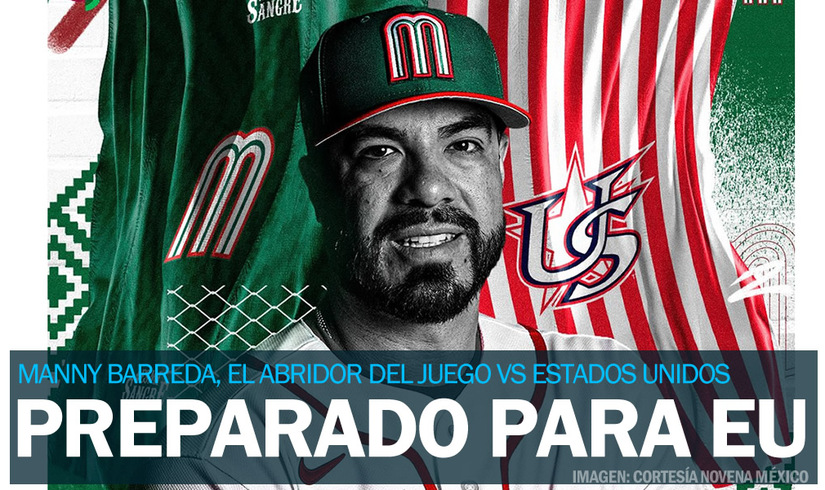 “Nos preparamos para estar aquí”: Manny Barreda, abridor vs EU