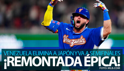 ¡Hazaña! Venezuela remonta ante Japón y va a semifinales del Clásico Mundial 2026