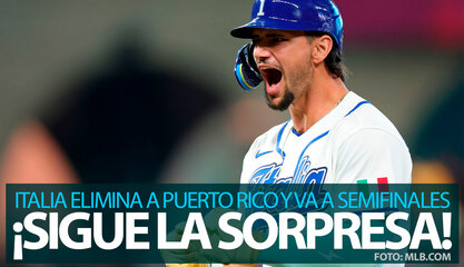 ¡Sorpresa! Italia elimina a Puerto Rico va a semifinales del Clásico Mundial 2026