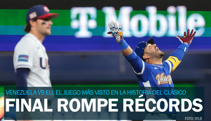 Venezuela vs EU, el juego más visto en la historia del Clásico Mundial