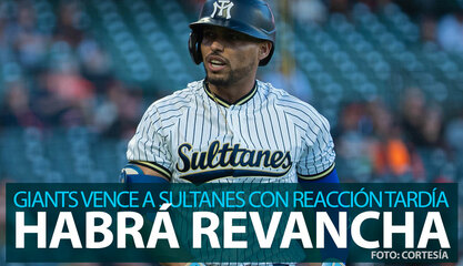 Giants vence a Sultanes con reacción tardía en su 1er juego de exhibición