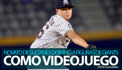 De videojuego: El novato de Sultanes que dominó a las superestrellas de Giants