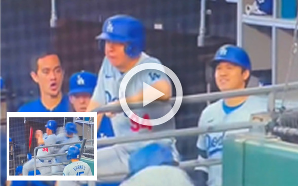 El día que el bat boy de los Dodgers salvó a Shohei Ohtani [VIDEO]