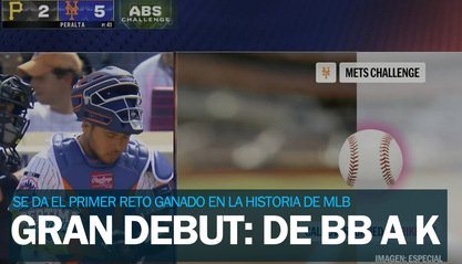 De BB a ponche... Se da el primer reto ganado en Grandes Ligas