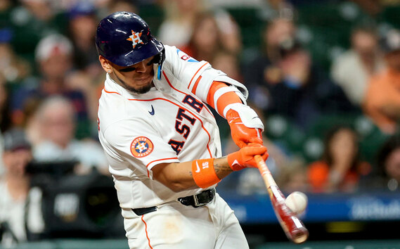 Isaac Paredes le dio a Astros una victoria en remontada sobre Angels (FOTO: MLB.com)