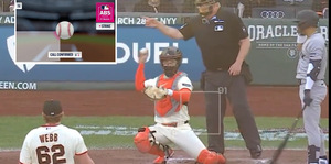 Llegó la primera revisión en MLB... y el umpire tuvo la razón