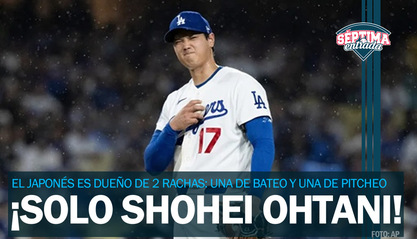 ¡Solo Ohtani! El japonés tiene dos rachas activas: en bateo y pitcheo