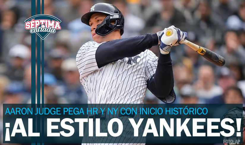 Aaron Judge pega HR y Yankees tiene inicio histórico