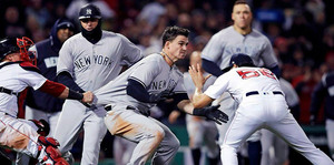 Imagen del último altercado entre Nueva York y Boston durante la temporada 2018. (Foto: @ABC7NY)