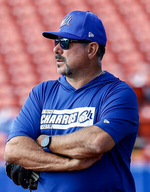 Benjamín Gil llegó a la pretemporada de Charros de Jalisco para la LMB 2026 (FOTO: X/Charrosbeisbol)