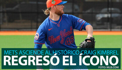 Mets asciende al histórico cerrador Craig Kimbrel a MLB