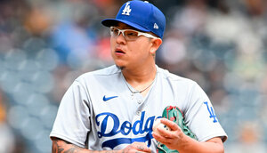 Julio Urías lanzó en MLB por última vez con los Dodgers en 2023 (FOTO: X/MLBONFOX)