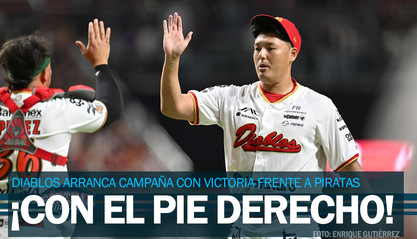 ¡Llegó la primera! Diablos inicia defensa de bicampeonato con victoria