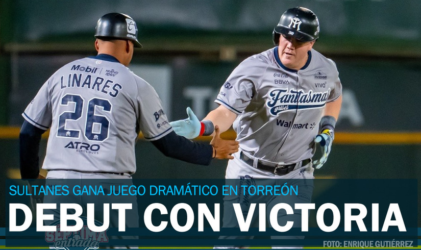 En dramático juego, Sultanes gana juego inaugural en Torreón