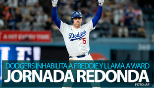 Dodgers inhabilita a Freddie Freeman y llama a Ryan Ward para su debut