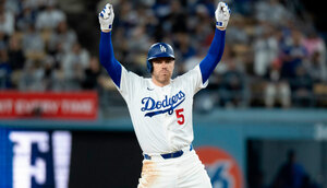 Freddie Freeman salió del roster de Dodgers bajo la lista de paternidad (FOTO: AP)