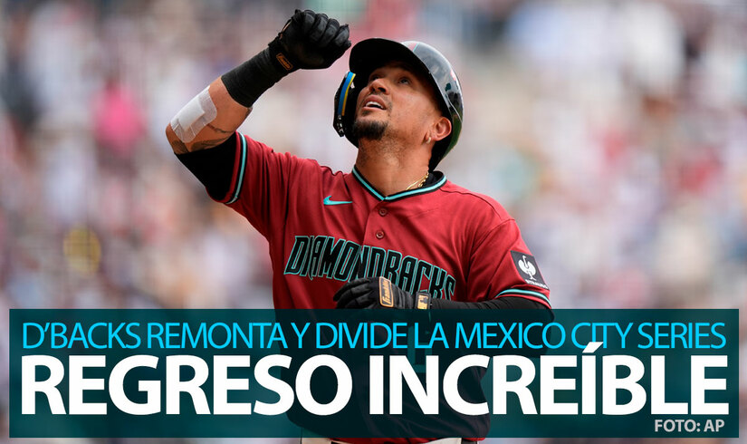 D’Backs firma contundente regreso y divide con Padres la MLB Mexico City Series 2026