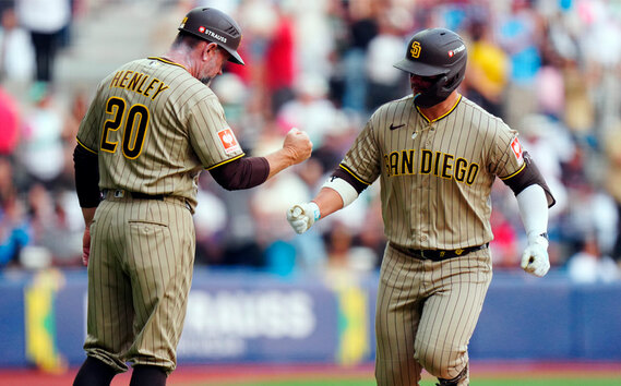Padres venció 6-4 a los D'Backs en el primer juego de la Mexico City Series 2026 (FOTO: MLB.com)