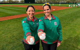 Maritza Castro y Mariana Patraca, mujeres mexicanas en MLB con Padres y D'Backs (FOTO: Especial)